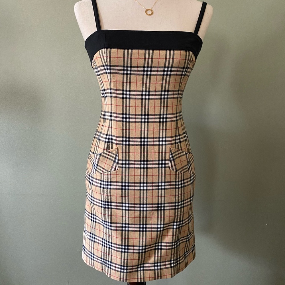 Vintage BURBERRYS BLUELABEL Classic Check DRESS